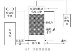 臭氧催化試驗裝置處理焦化廢水的效果分析